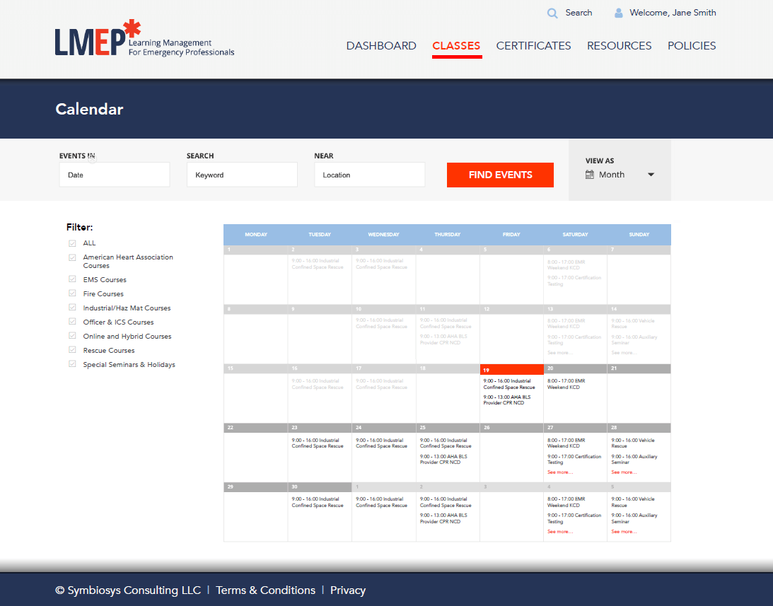 Calendar View
